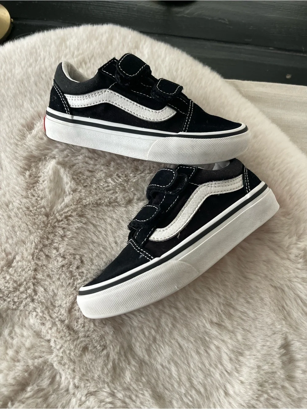 Vans black shoes sz 11.5 toddler kids